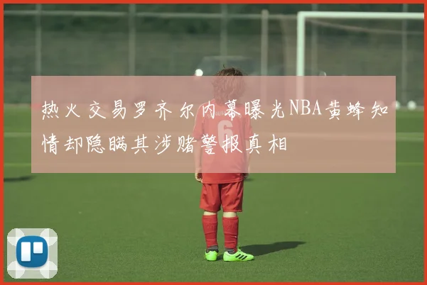 热火交易罗齐尔内幕曝光NBA黄蜂知情却隐瞒其涉赌警报真相
